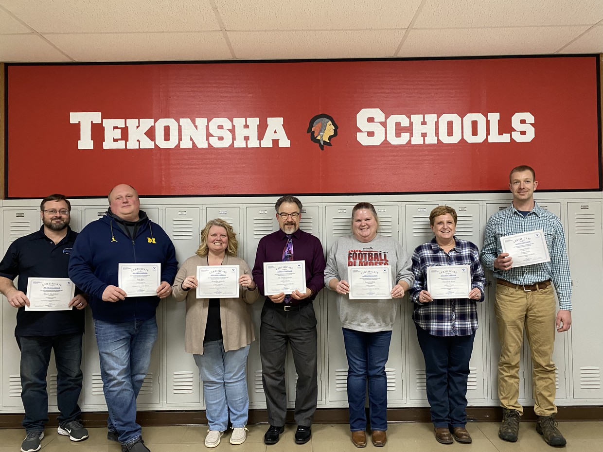 School Board Member Appreciation Month! Tekonsha Community Schools